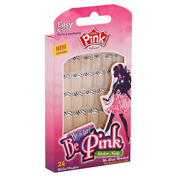 Kiss Pink Sticker Be Dazzling - Each