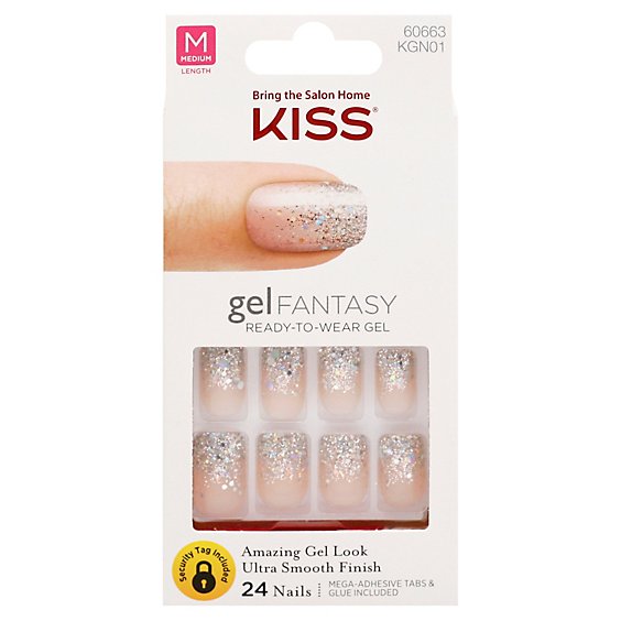 Kiss Gel Fantasy Nails Fanciful - Each - Vons