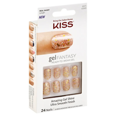 Kiss Gel Fantasy Nails Faux Real - Each