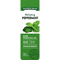 Nature's Truth Peppermint Essential Oil - 0.51 Oz - Image 1