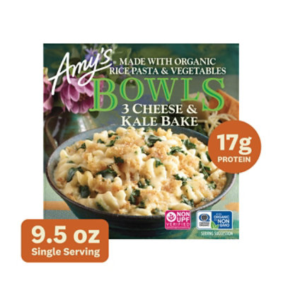 Amy's Three Cheese Kale Bake Bowl - 8.5 Oz