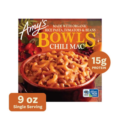 Amy's Chili Mac Bowl - 9 Oz
