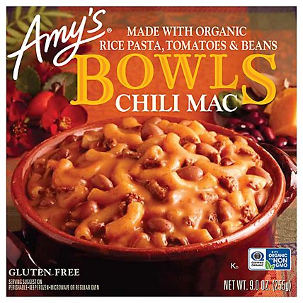 Amys Bowls Chili Mac - 9 Oz - Image 2
