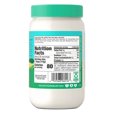 Follow Your Heart Vegenaise Soy Free - 16 Fl. Oz. - Image 2