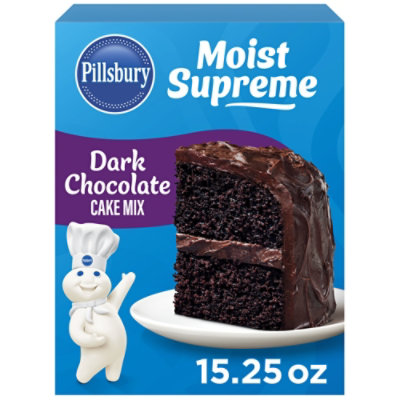 Pillsbury Moist Supreme Cake Mix Premium Dark Chocolate - 15.25 Oz - Image 1