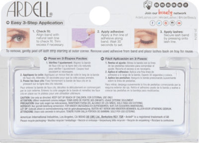 Ardell Fashion Lashes Natural Black 110 - 2 Count - Image 4