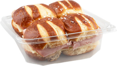 ReadyMeals Ham & Swiss Sliders 4 Count - Each - Image 1