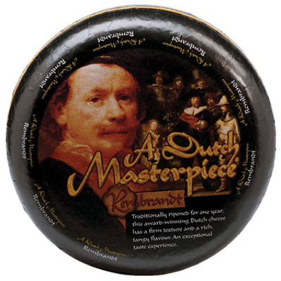 Rembrandt Gouda Cheese Aged Black Pre Weighed - Image 1