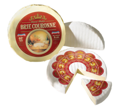 Deli Couronne Brie Plain 3 Kilo - 0.50 Lb
