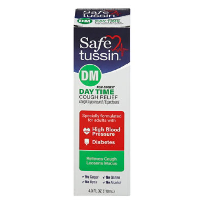 Safetussin Cough Suppressant/Expectorant DM Adult - 4 Fl. Oz. - Image 3