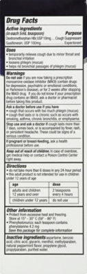 Safetussin Cough Suppressant/Expectorant DM Adult - 4 Fl. Oz. - Image 4
