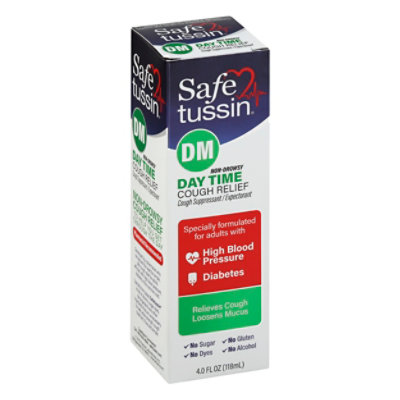 Safetussin Cough Suppressant/Expectorant DM Adult - 4 Fl. Oz.