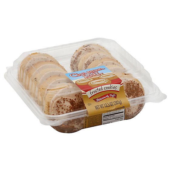 Cookie Frosted Cinnamon Roll 10 Count -