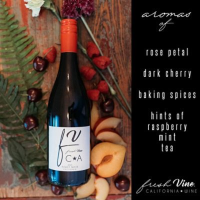 Fresh Vine Wine Pinot Noir - 750 Ml - Image 5