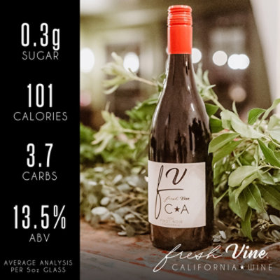 Fresh Vine Wine Pinot Noir - 750 Ml - Image 4