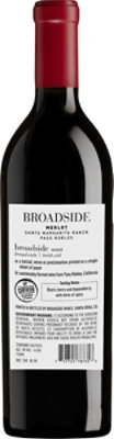 Broadside Marg Vyd Merlot Wine - 750 Ml - Image 4
