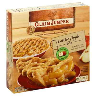 Claim Jumper Pie Lattice Apple - 42 Oz