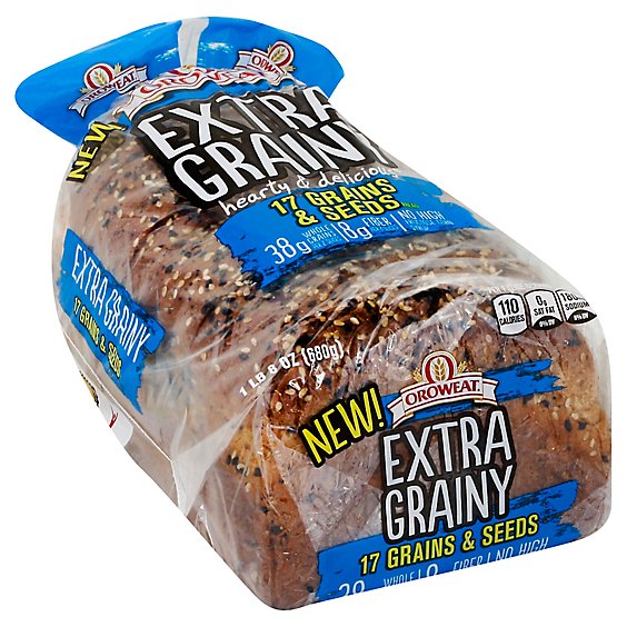 Arnold Bread Oroweat Extra Grainy 17 Grains & Seeds - 24 Oz