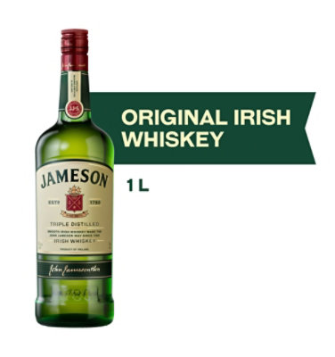 Jameson Irish Whiskey 80 Proof - 1 Liter - Image 2