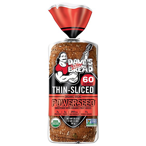 Daves Killer Bread Organic Thin Sliced Powerseed - 20.5 Oz