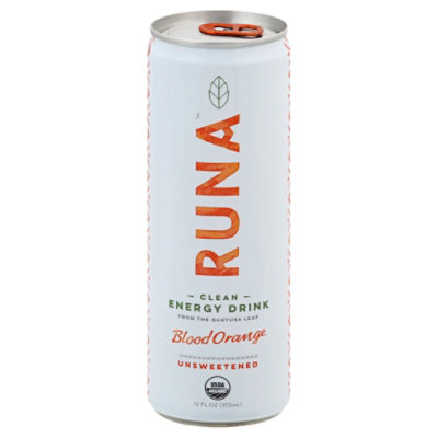 Runa Organic Clean Energy Drink Bloody Orange - 12 Fl. Oz. - Image 1