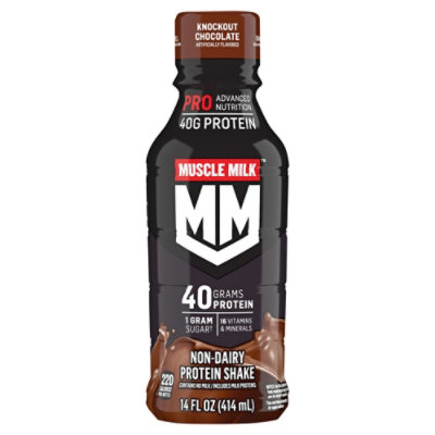 MUSCLE MILK Pro Series Protein Shake Knockout Chocolate - 14 Fl. Oz. - Image 3