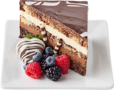 Bakery Cake Cakerie Tuxedo Triangle - Each (610 Cal) - Image 1