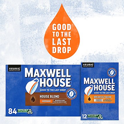 Maxwell House Breakfast Blend Light Roast KCup Coffee Pods Box - 12 Count - Image 8