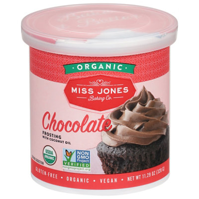 Miss Jones Baking Co Organic Frosting Chocolate - 11.29 Oz - Image 3