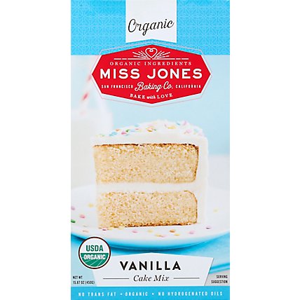 Miss Jones Baking Co Organic Cake Mix Vanilla - 15.87 Oz - Image 2