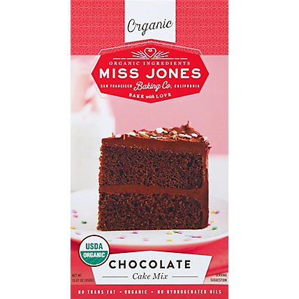 Miss Jones Baking Co Organic Cake Mix Chocolate - 15.87 Oz - Image 2