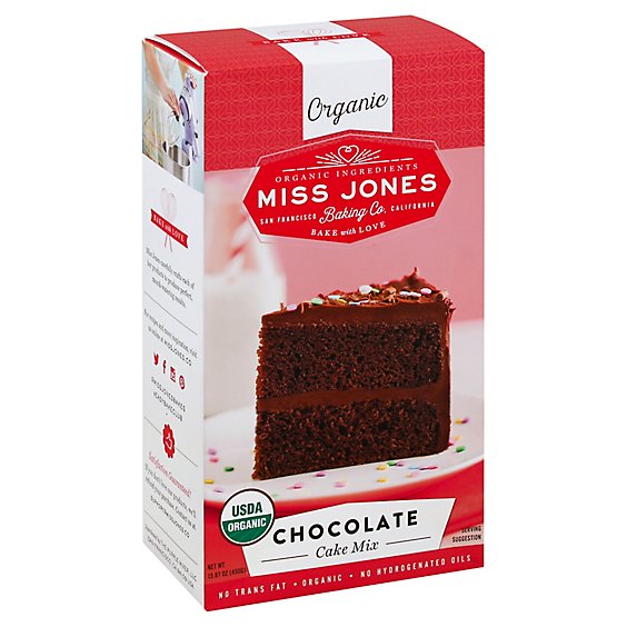 Miss Jones Baking Co Organic Cake Mix Chocolate - 15.87 Oz