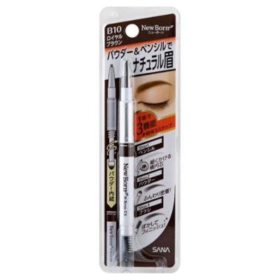 Eyebrow Mascara And Pencil Royal Brown - Each