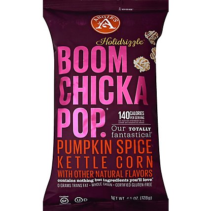 Angies BOOMCHICKAPOP Kettle Corn Holidrizzle Pumpkin Spice - 4.5 Oz - Image 2