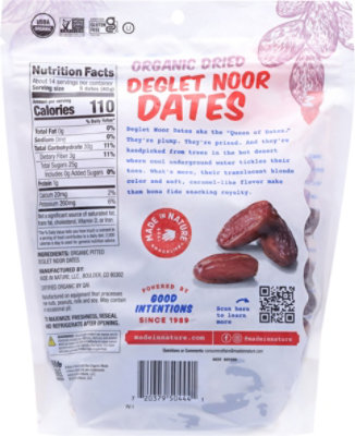 Made In Nature Organic Dried Deglet Noor Dates - 20 Oz. - Image 6