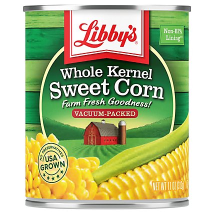 Libbys Corn Whole Kernel Sweet Vacuum Packed - 11 Oz - Image 1