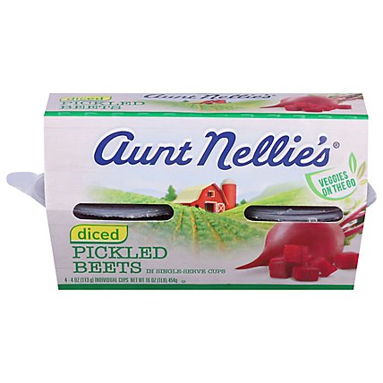Aunt Nellies Beets Pickled Diced in Single Serve Cups - 4-4 Oz - Image 3