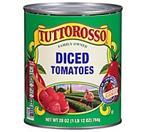 Tuttorosso Tomatoes Diced - 28 Oz