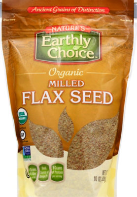 Natures Earthly Choice Flax Seed Milled Organic - 10 Oz - Image 2