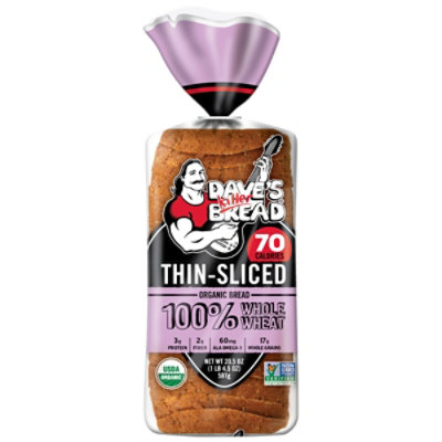 Daves Killer Bread Organic Thin Sliced 100% Whole Wheat - 20.5 - Image 3