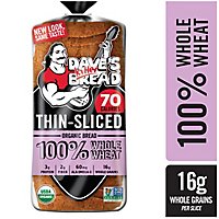 Daves Killer Bread Organic Thin Sliced 100% Whole Wheat - 20.5 - Image 1