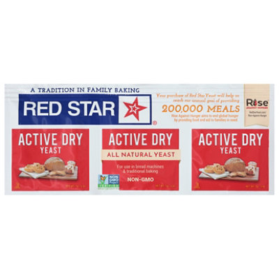 Red Star Yeast Active Dry Original - 0.25 Oz - Image 1