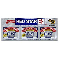 Red Star Yeast Quick Rise Instant Dry - 3-0.25 Oz - Image 1