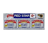 Red Star Yeast Quick Rise Instant Dry - 3-0.25 Oz
