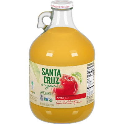 Santa Cruz Organic Apple Juice - 96 Oz - Image 1