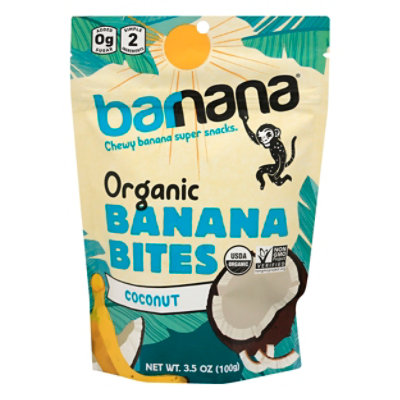 Barnana Banana Bites Organic Chewy Coconut - 3.5 Oz - Image 3