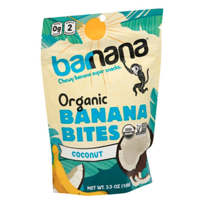 Barnana Banana Bites Organic Chewy Coconut - 3.5 Oz