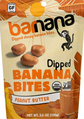 Barnana Banana Bites Organic Chewy Peanut Butter - 3.5 Oz - Image 2