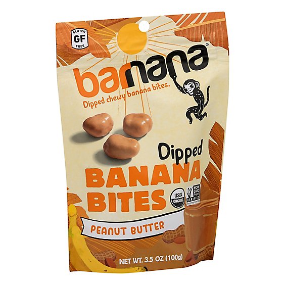 Barnana Banana Bites Organic Chewy Peanut Butter - 3.5 Oz