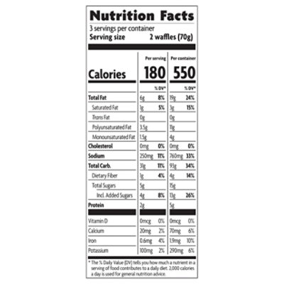 Nature's Path Organic Pumpkin Spice Frozen Waffles 6 Count - 7.4 Oz - Image 4